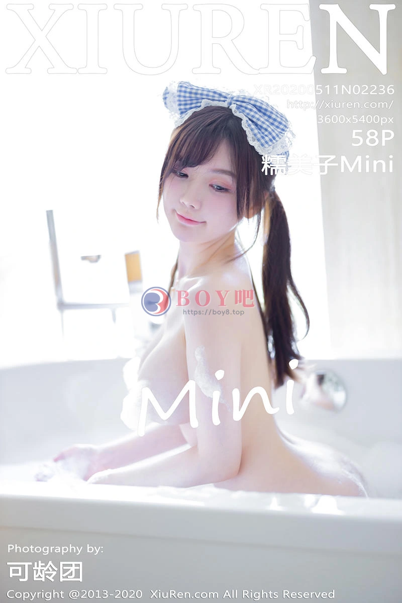 [XiuRen秀人网] No.2236 女神糯美子Mini私房浴室里全裸泡泡浴秀丰乳肥臀极致诱惑写真-BOY吧