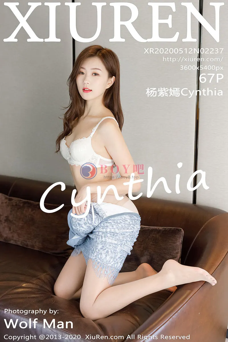 [XiuRen秀人网] No.2237 嫩模杨紫嫣Cynthia私房白色蕾丝内衣配超薄肉丝极致魅惑写真-BOY吧