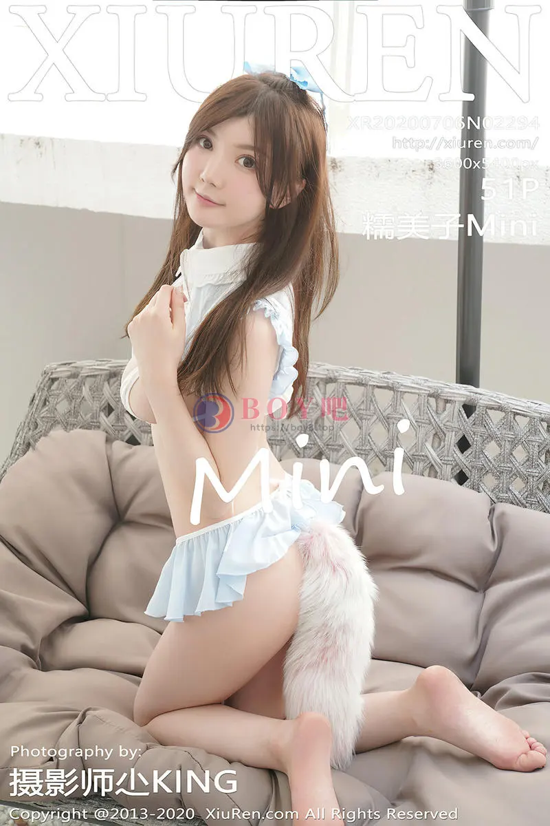[XiuRen秀人网] No.2294 嫩模糯美子Mini三亚旅拍经典三点式内衣秀傲人巨乳极致诱惑写真-BOY吧