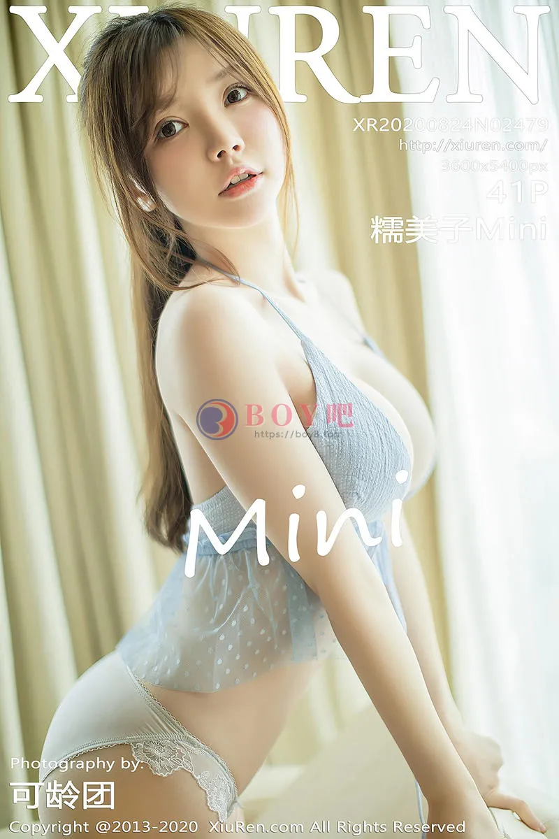[XiuRen秀人网] No.2479 嫩模糯美子Mini浅色暖色调私房系列秀傲人豪乳撩人姿势诱惑写真-BOY吧