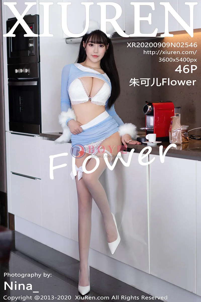 [XiuRen秀人网] No.2546 女神朱可儿Flower三亚旅拍精致制服装扮秀豪乳翘臀极致诱惑写真-BOY吧