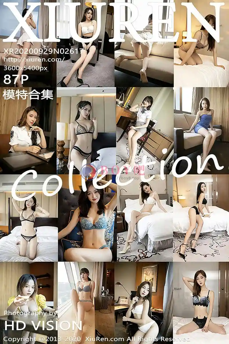 [XiuRen秀人网] No.2617 秀人模特合集18位新人麻豆私房性感内衣系列秀完美身材写真-BOY吧