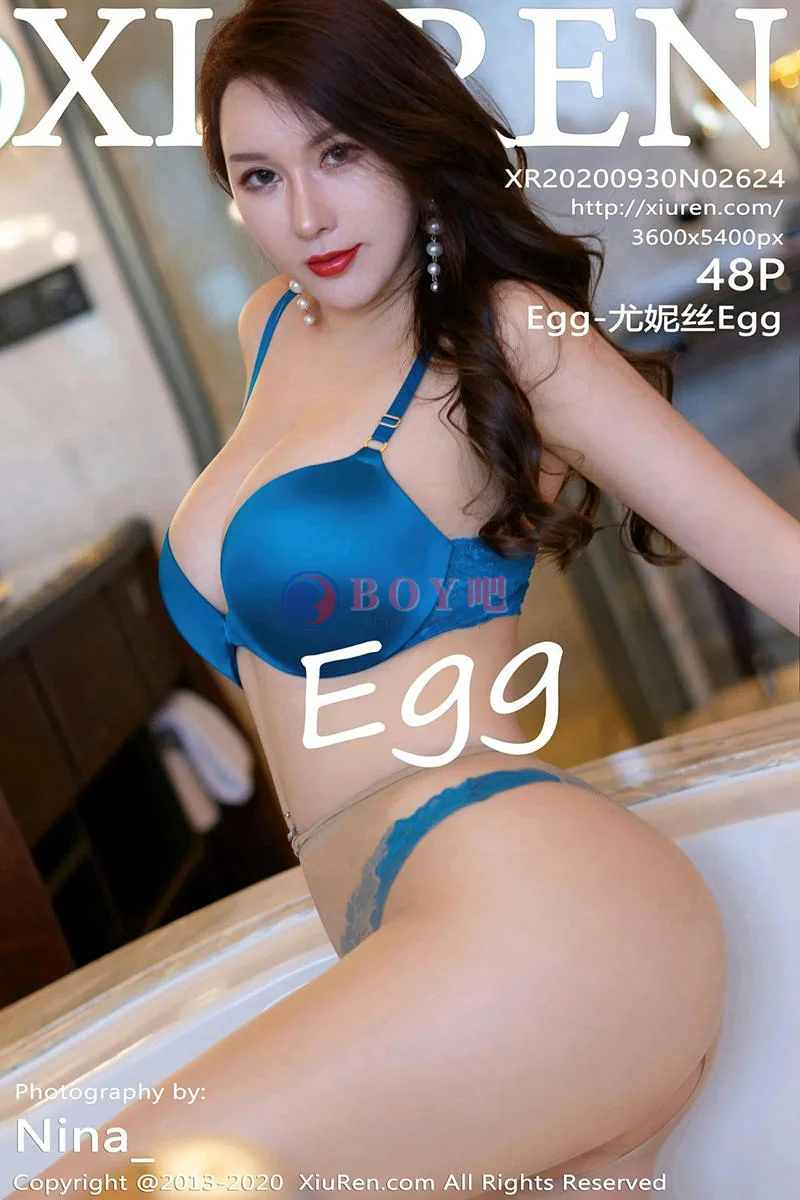 [XiuRen秀人网] No.2624 女神@Egg_尤妮丝西双版纳旅拍私房浴缸脱内裤露豪乳遮点诱惑写真-BOY吧