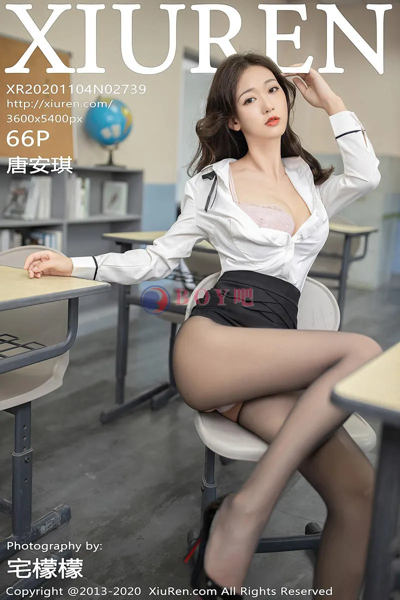 [XiuRen秀人网] No.2739 嫩模唐安琪唱诗班老师主题开档黑丝裤袜秀蕾丝内裤极致诱惑写真-BOY吧