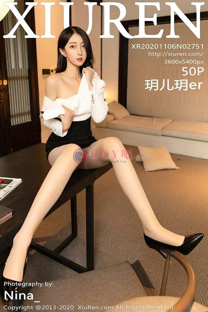 [XiuRen秀人网] No.2751 嫩模玥儿玥er杭州旅拍职场秘书制服主题肉丝裤袜半脱诱惑写真-BOY吧