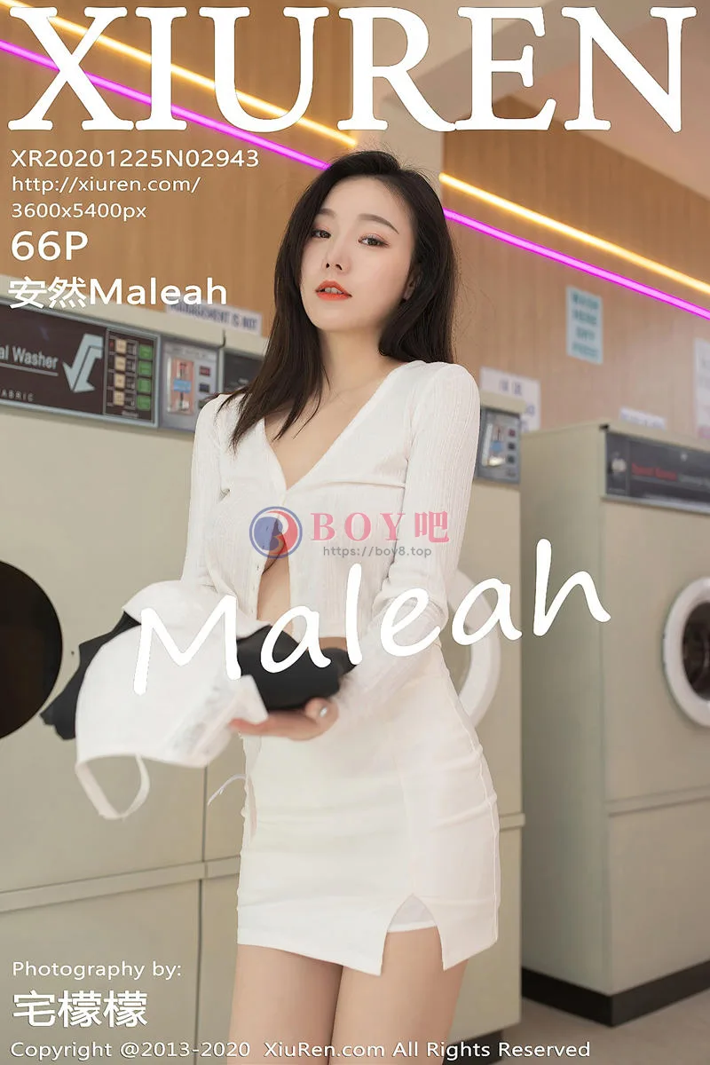 [XiuRen秀人网] No.2943 嫩模安然Maleah洗衣房老板主题私房半脱露性感内衣撩人诱惑写真-BOY吧