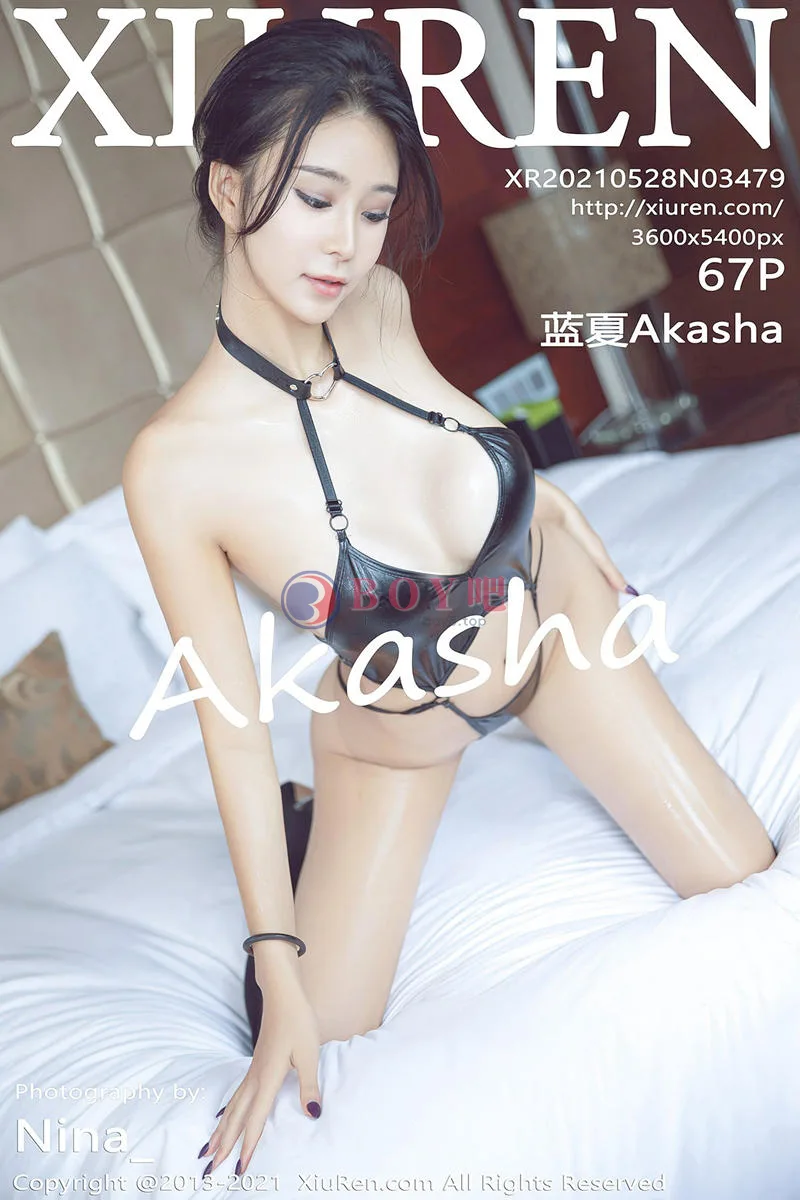 [XiuRen秀人网] NO.3479 嫩模蓝夏Akasha私房皮质情趣内衣秀魔鬼身材迷人诱惑写真 - BOY吧-BOY吧