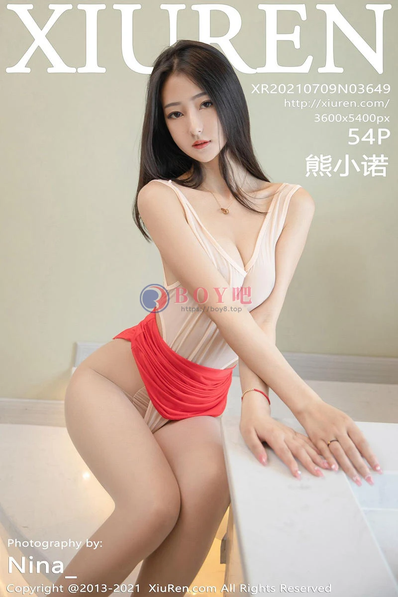 [XiuRen秀人网] NO.3649 新人模特熊小诺私房超透高叉连体衣配肉丝裤袜惹火诱惑写真 - BOY吧-BOY吧