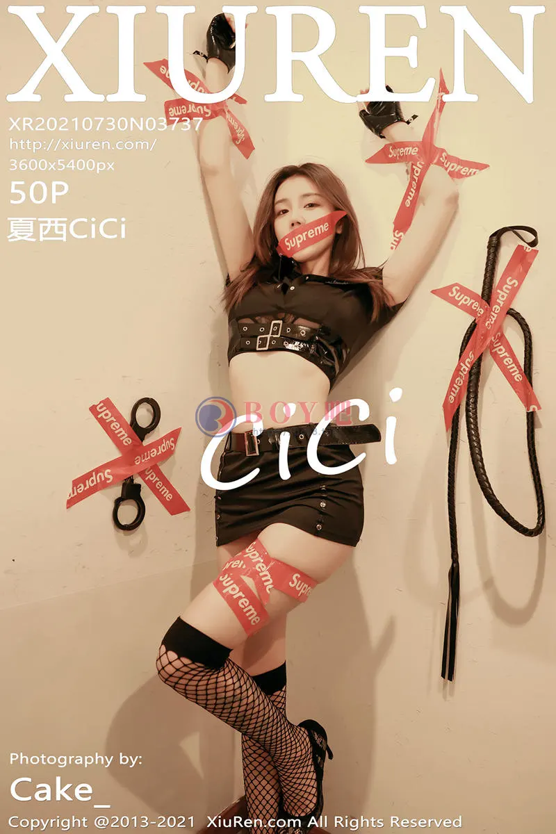 [XiuRen秀人网] NO.3737 模特夏西cici野性女警制服主题私房情趣捆绑秀火辣身材诱惑写真-BOY吧