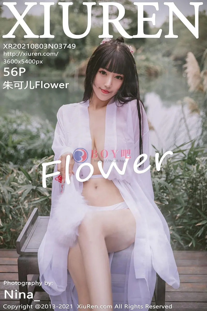 [XiuRen秀人网] NO.3749 女神朱可儿Flower薄纱古风外拍主题户外半脱秀豪乳翘臀诱惑写真 - BOY吧-BOY吧