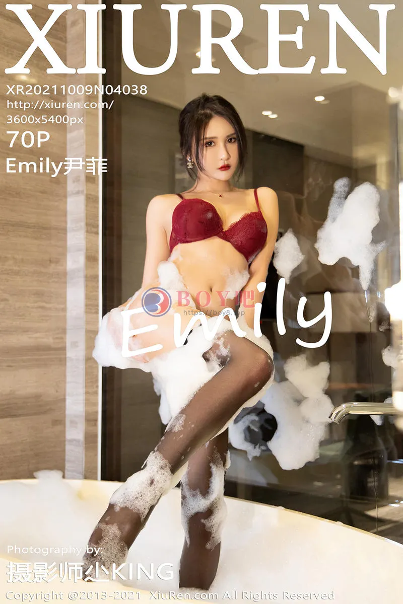 [XiuRen秀人网] NO.4038 模特Emily尹菲职业装教鞭主题浴池里泡泡浴秀火辣身材诱惑写真 - BOY吧-BOY吧
