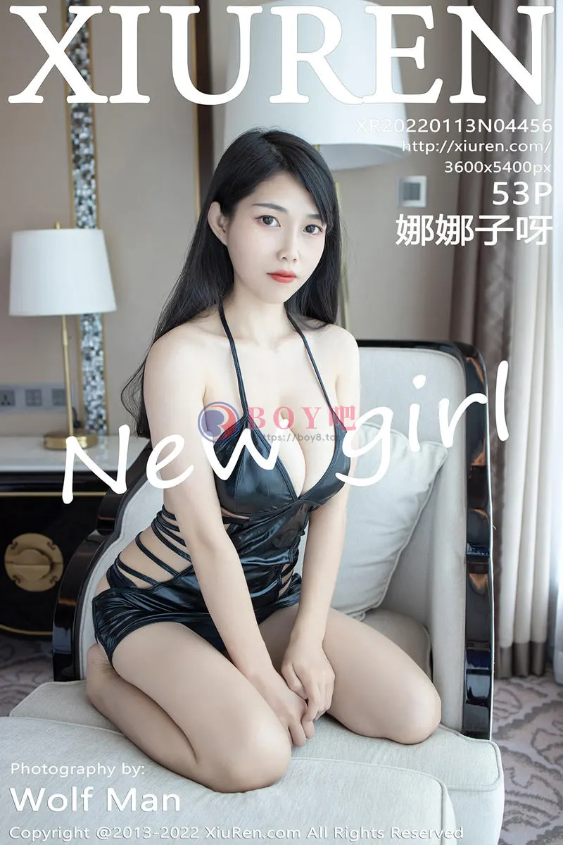 [XiuRen秀人网] No.4456 新人模特娜娜子呀私房性感黑色情趣服饰秀丰满身材火辣诱惑写真 - BOY吧-BOY吧