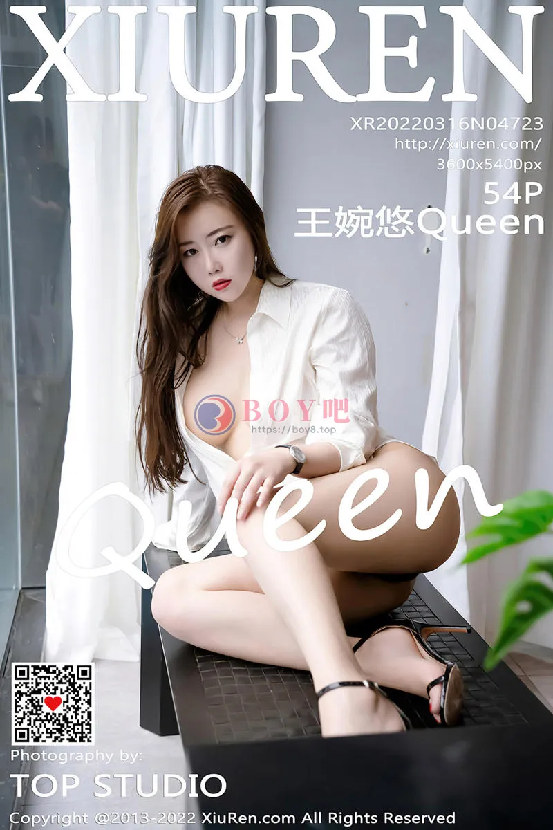[XiuRen秀人网] No.4723 模特王婉悠Queen私房真空白上衣配丁字裤秀火辣身材诱惑写真 - BOY吧-BOY吧