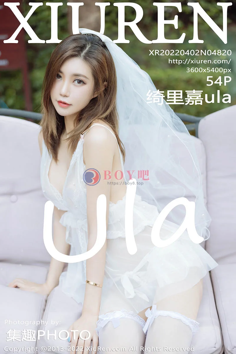 [XiuRen秀人网] No.4820 女神绮里嘉ula珠三角旅拍白色薄透婚纱配白色丝袜极致魅惑写真 - BOY吧-BOY吧