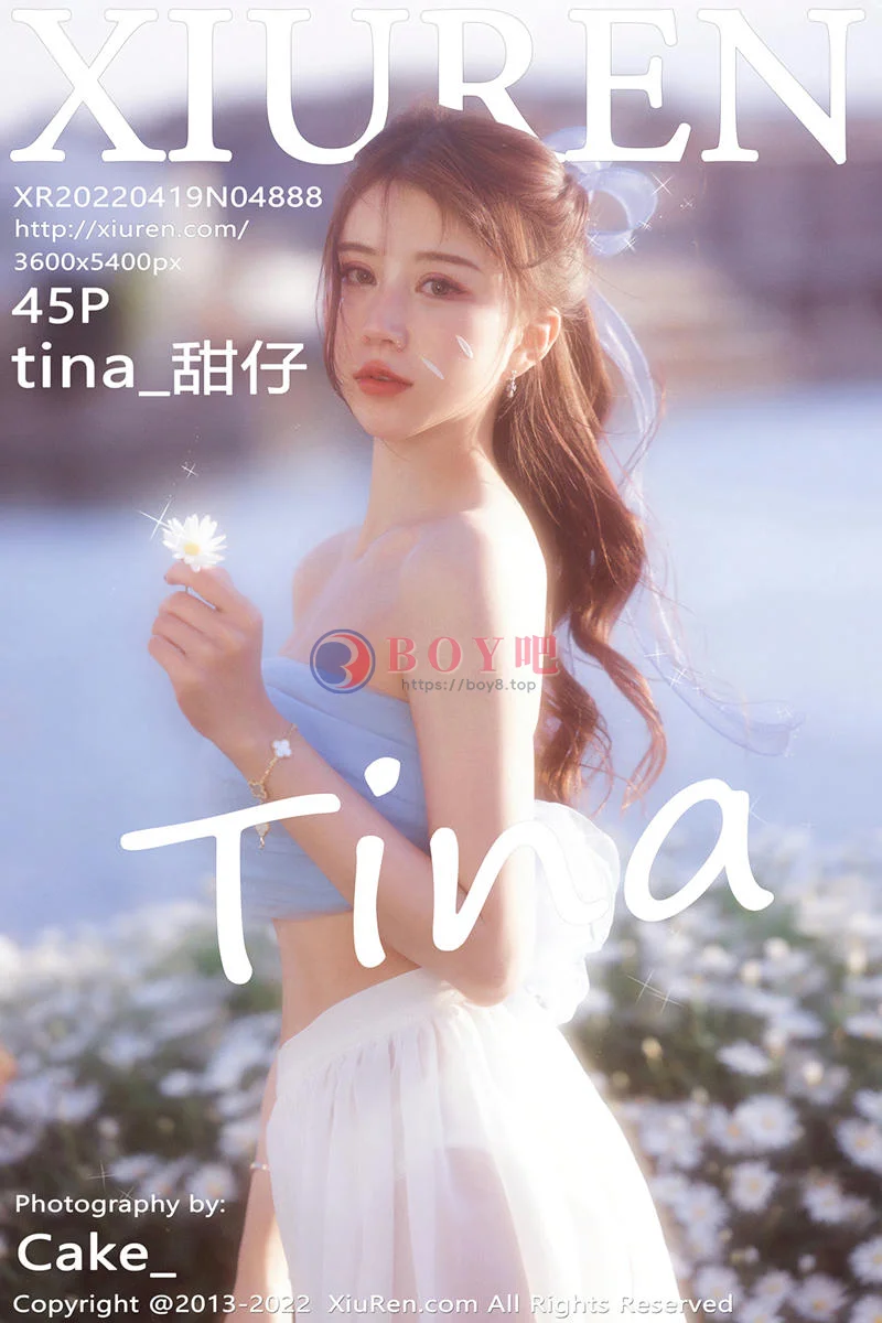 [XiuRen秀人网] No.4888 模特tina_甜仔大理旅拍户外蓝色服饰配白长裙秀凹凸身材诱惑写真 - BOY吧-BOY吧