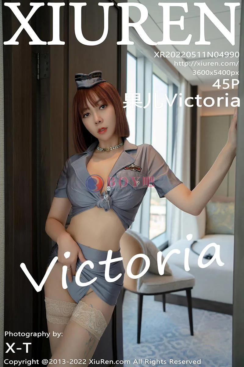 [XiuRen秀人网] No.4990 御姐果儿Victoria西双版纳旅拍性感灰色制服秀凹凸身材诱惑写真 - BOY吧-BOY吧