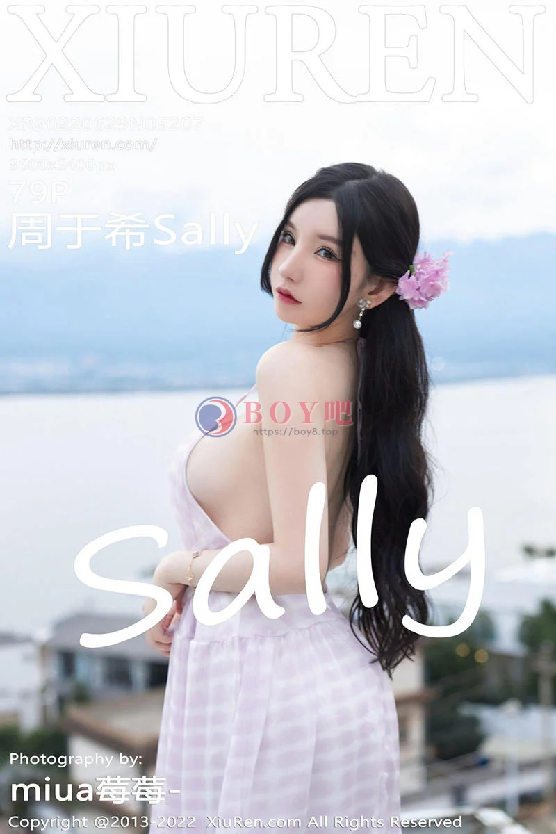 [XiuRen秀人网] No.5207 女神周于希Sally心愿旅拍脱连衣长裙露性感白色网纱内衣诱惑写真 - BOY吧-BOY吧