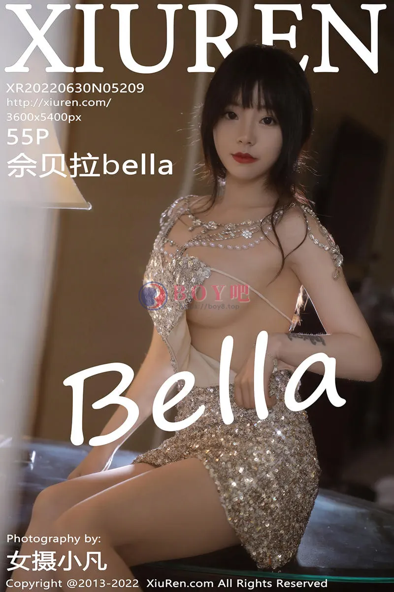 [XiuRen秀人网] No.5209 模特佘贝拉bella杭州旅拍性感闪亮吊裙配超薄肉丝迷人诱惑写真 - BOY吧-BOY吧