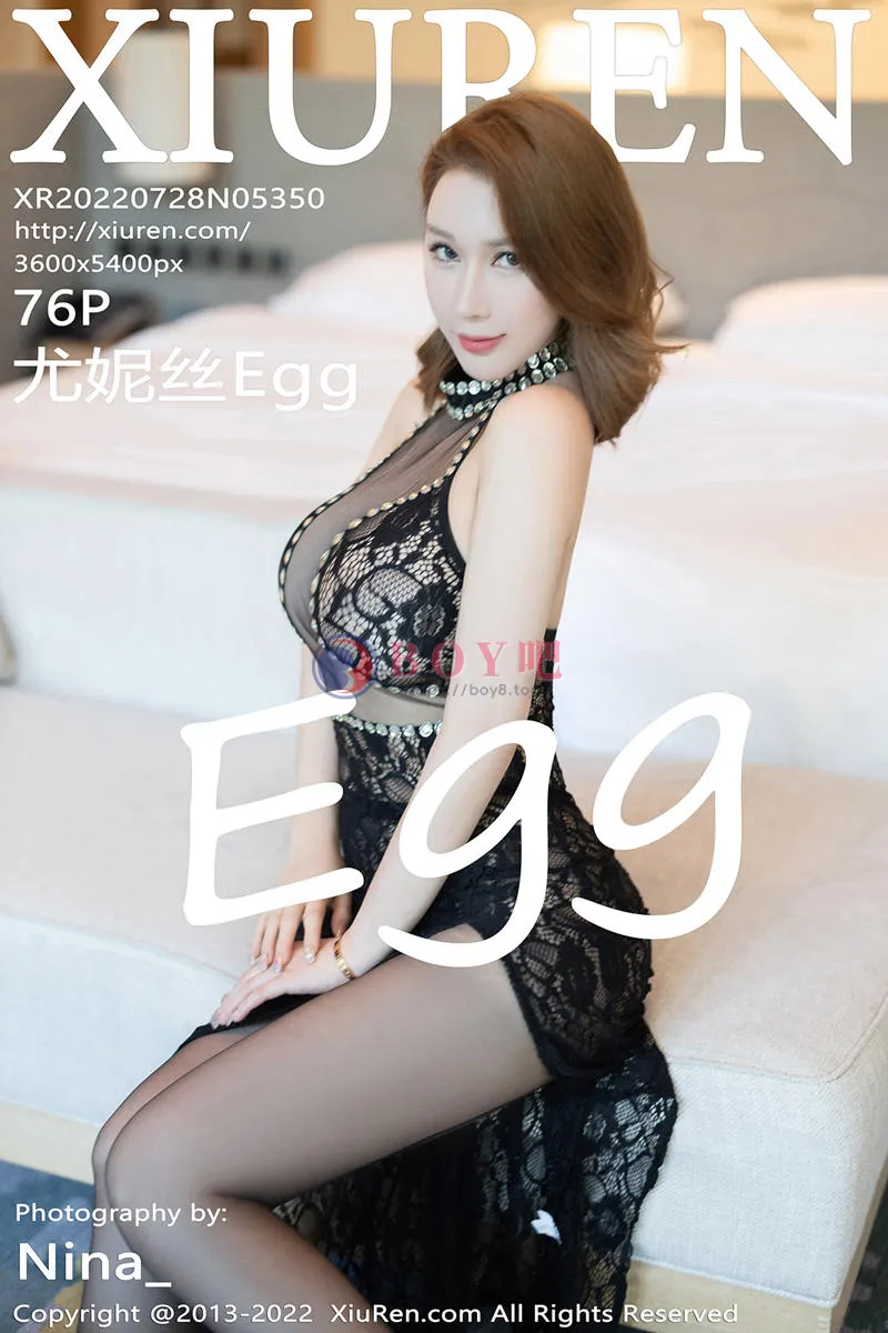 [XiuRen秀人网] No.5350 女神尤妮丝Egg万宁旅拍黑色轻透连衣长裙秀魔鬼身材诱惑写真 - BOY吧-BOY吧