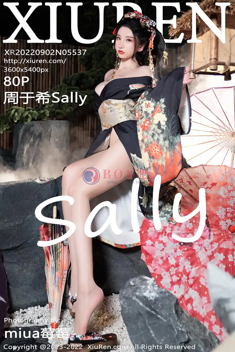 [XiuRen秀人网] No.5537 女神周于希Sally宽衣解带主题日系风脱和服露翘臀美腿诱惑写真 - BOY吧-BOY吧