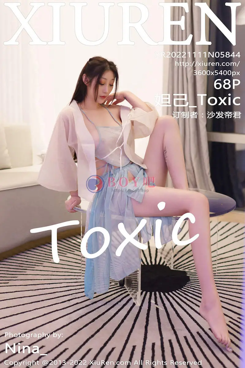 [XiuRen秀人网] No.5844 女神妲己_Toxic心愿旅拍性感浅色古装服饰秀雪峰美臀诱惑写真 - BOY吧-BOY吧