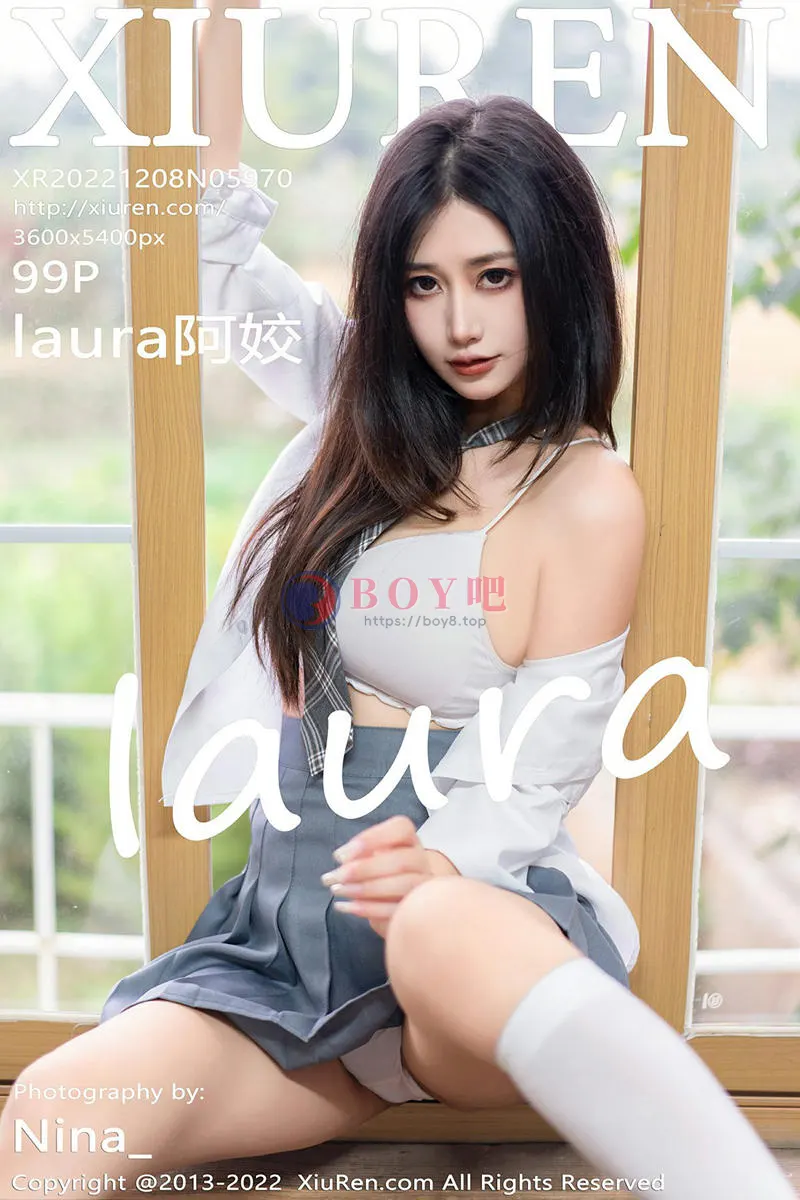 [XiuRen秀人网] No.5970 模特Laura阿姣性感学妹短裙制服露白色内衣秀曼妙身姿迷人写真 - BOY吧-BOY吧