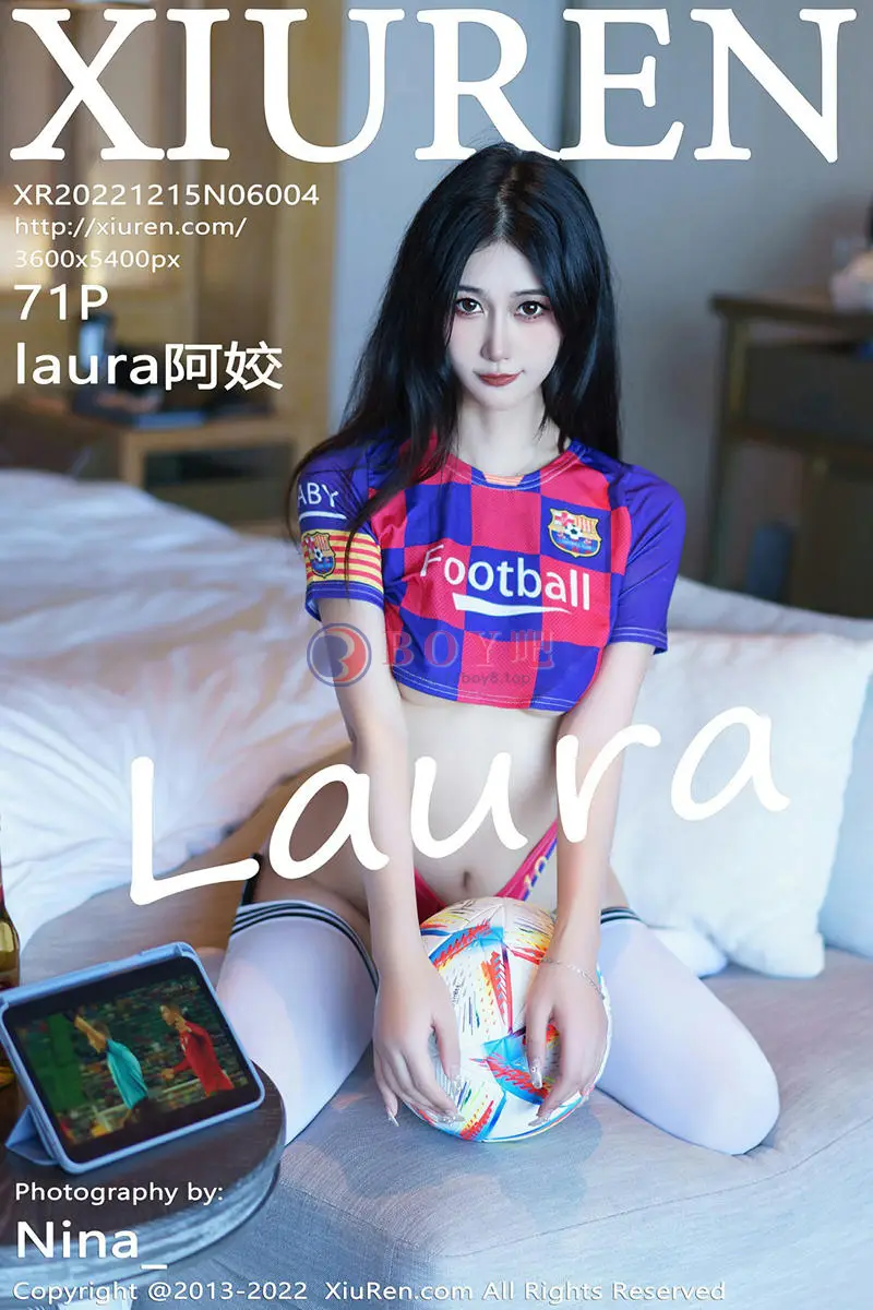 [XiuRen秀人网] No.6004 模特laura阿姣三亚旅拍足球宝贝主题性感球服秀完美身材诱惑写真-BOY吧