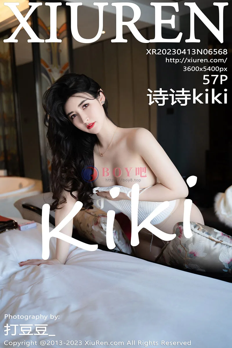 [XiuRen秀人网] No.6568 模特诗诗kiki白色上衣配黑皮短裙露超薄肉丝秀惹火身材诱惑写真-BOY吧