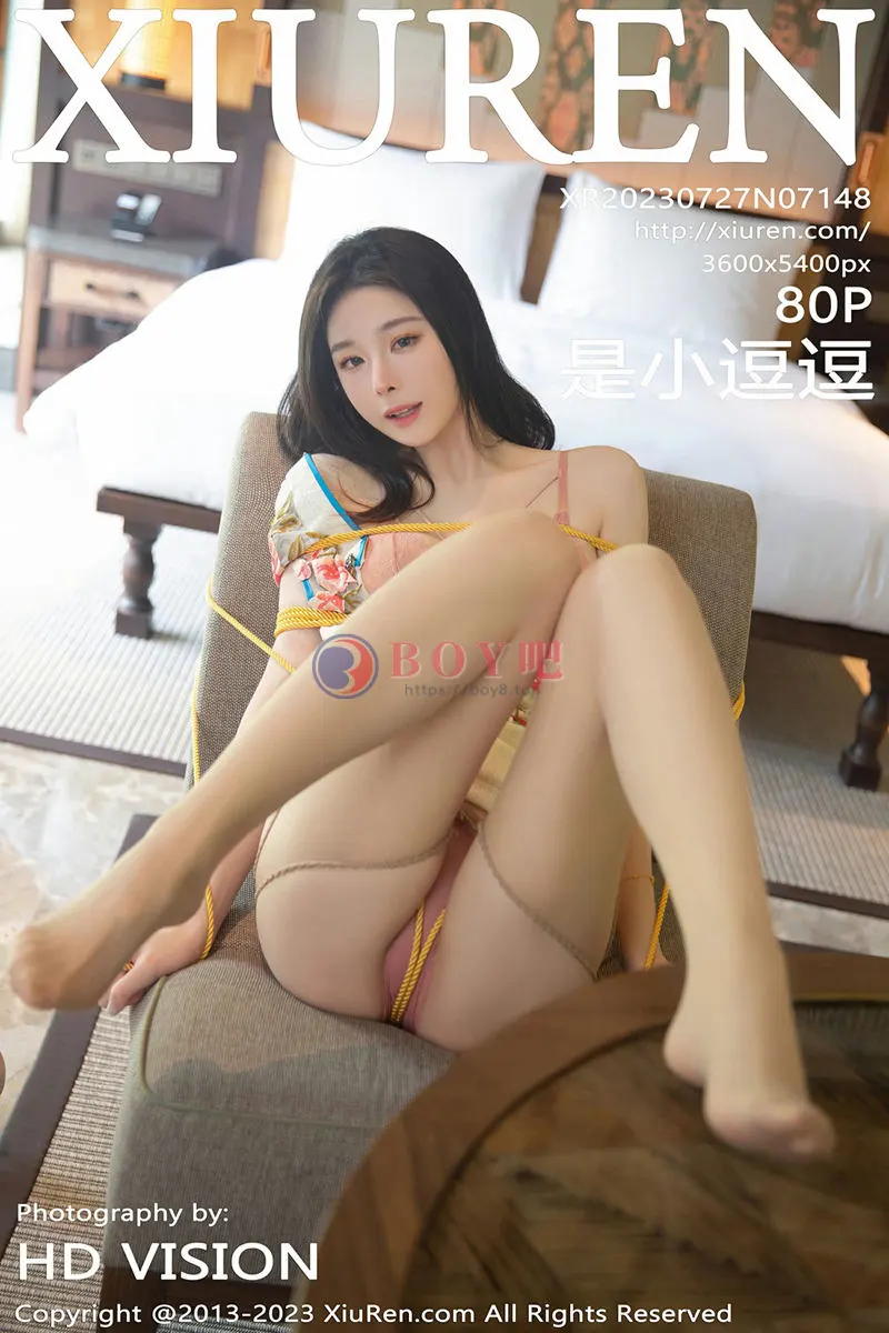 [XiuRen秀人网] No.7148 模特是小逗逗捆绑主题性感旗袍配开档肉丝秀曼妙身姿诱惑写真-BOY吧