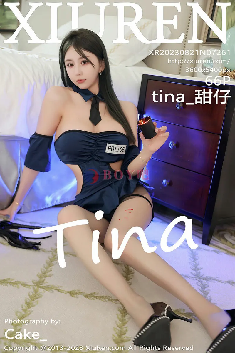 [XiuRen秀人网] No.7261 模特tina_甜仔性感情趣警察制服配超薄肉丝秀凹凸身材诱惑写真-BOY吧