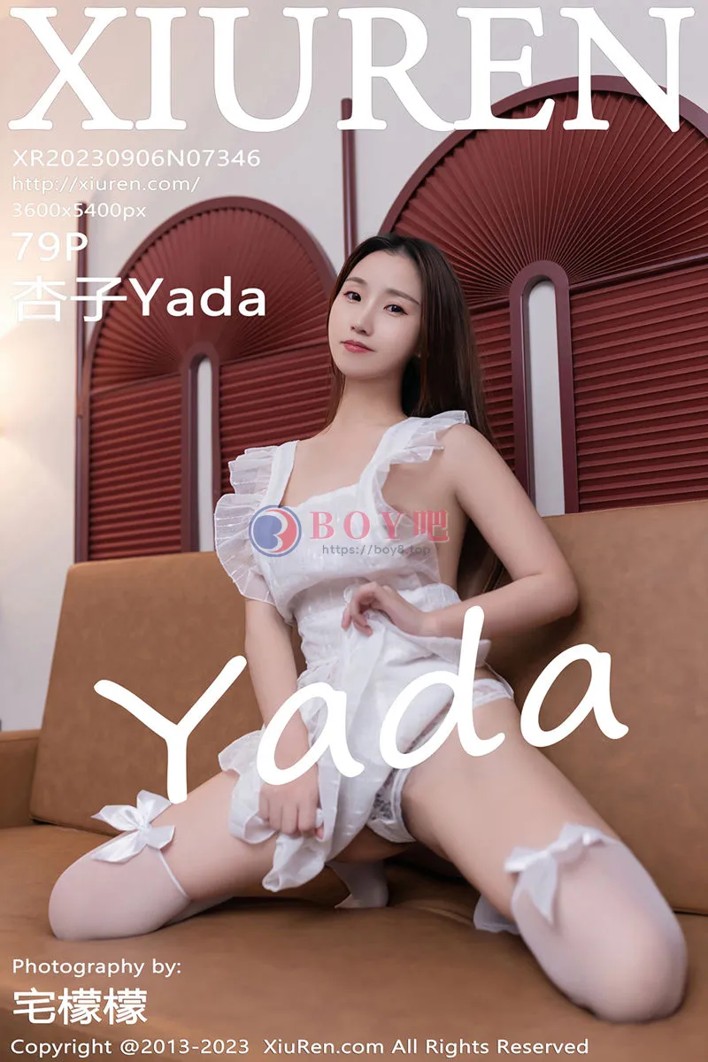 [XiuRen秀人网] No.7346 模特杏子Yada性感白色女仆服饰配白丝袜秀曼妙身姿诱惑写真 - BOY吧-BOY吧