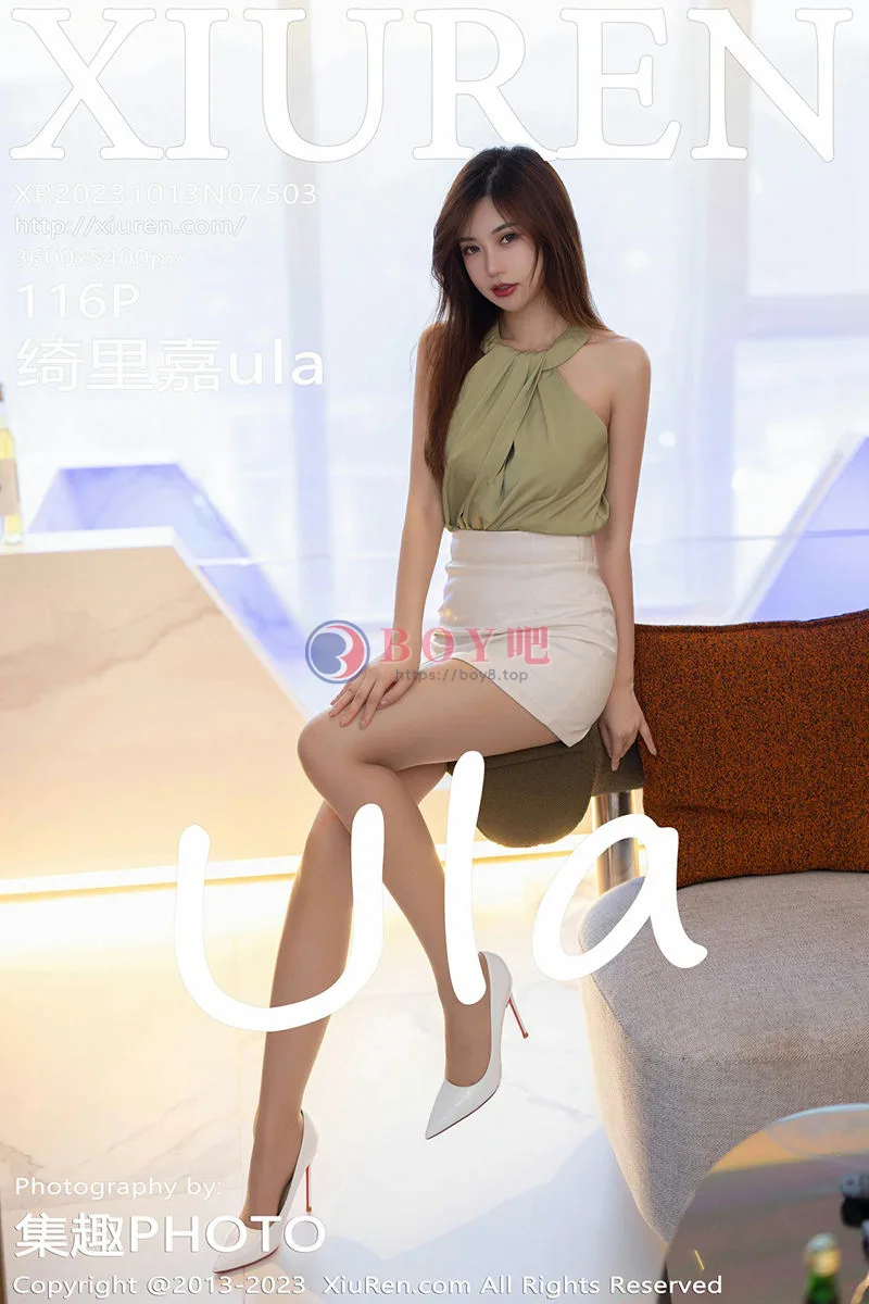 [XiuRen秀人网] No.7503 女神绮里嘉ula浴缸场景性感黑色情趣内衣秀完美身材诱惑写真-BOY吧