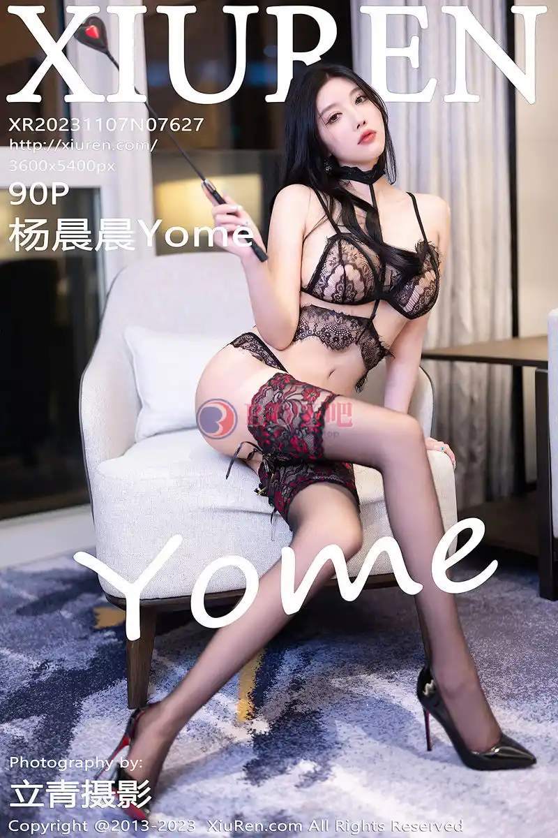 [XiuRen秀人网] No.7627 女神杨晨晨Yome性感黑色上衣配黑短裙露超薄无内黑丝魅惑写真 - BOY吧-BOY吧