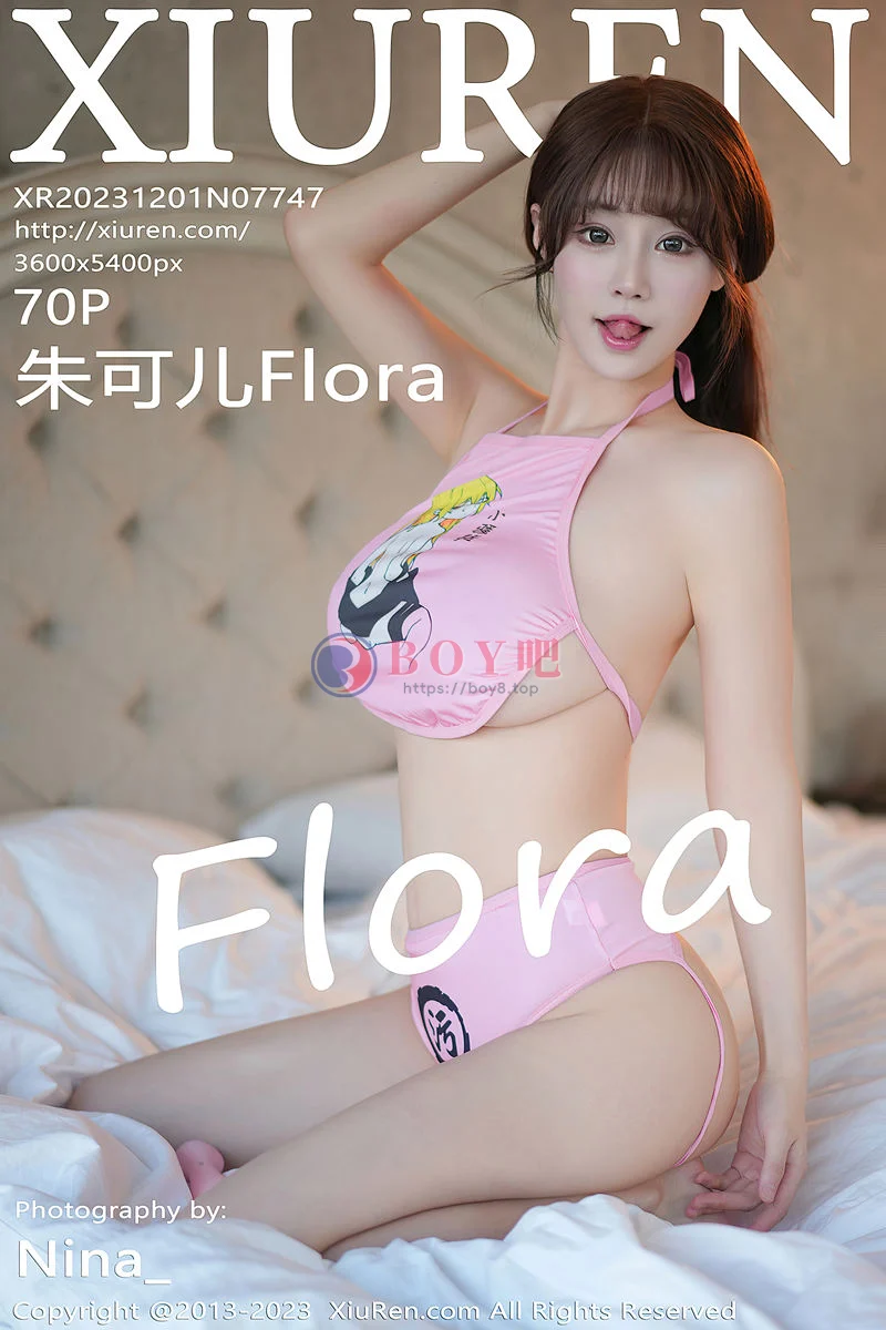 [XiuRen秀人网] No.7747 女神朱可儿Flora性感吊带长裙+粉色情趣服饰秀丰满身材诱惑写真-BOY吧
