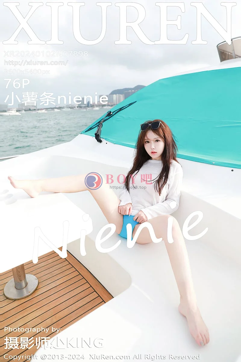 [XiuRen秀人网] No.7898 模特小薯条nienie游艇场景性感蓝色比基尼服秀完美身材诱惑写真 - BOY吧-BOY吧