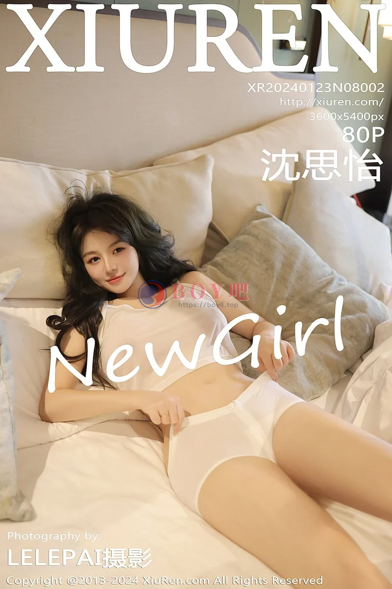 [XiuRen秀人网] No.8002 新人模特沈思怡私房床上性感白色轻透睡衣秀完美身材诱惑写真-BOY吧