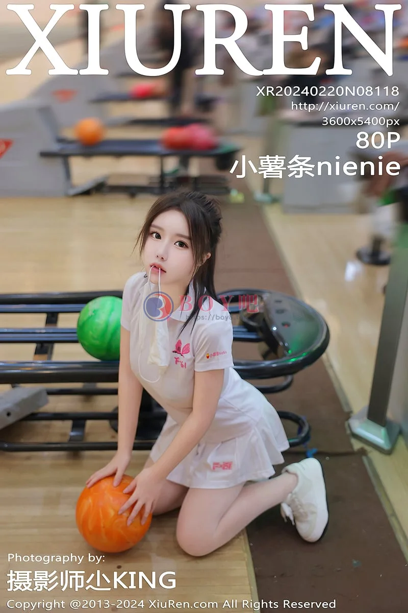[XiuRen秀人网] No.8118 模特小薯条nienie球馆场景性感运动短裙套装秀丰腴身材诱惑写真 - BOY吧-BOY吧