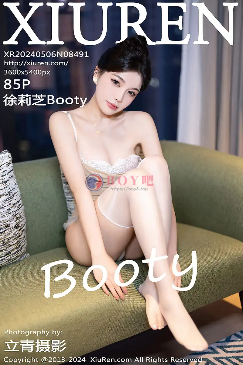 [XiuRen秀人网] No.8491 女神徐莉芝Booty性感杏色连衣短裙配白丝袜秀曼妙身姿迷人写真 - BOY吧-BOY吧