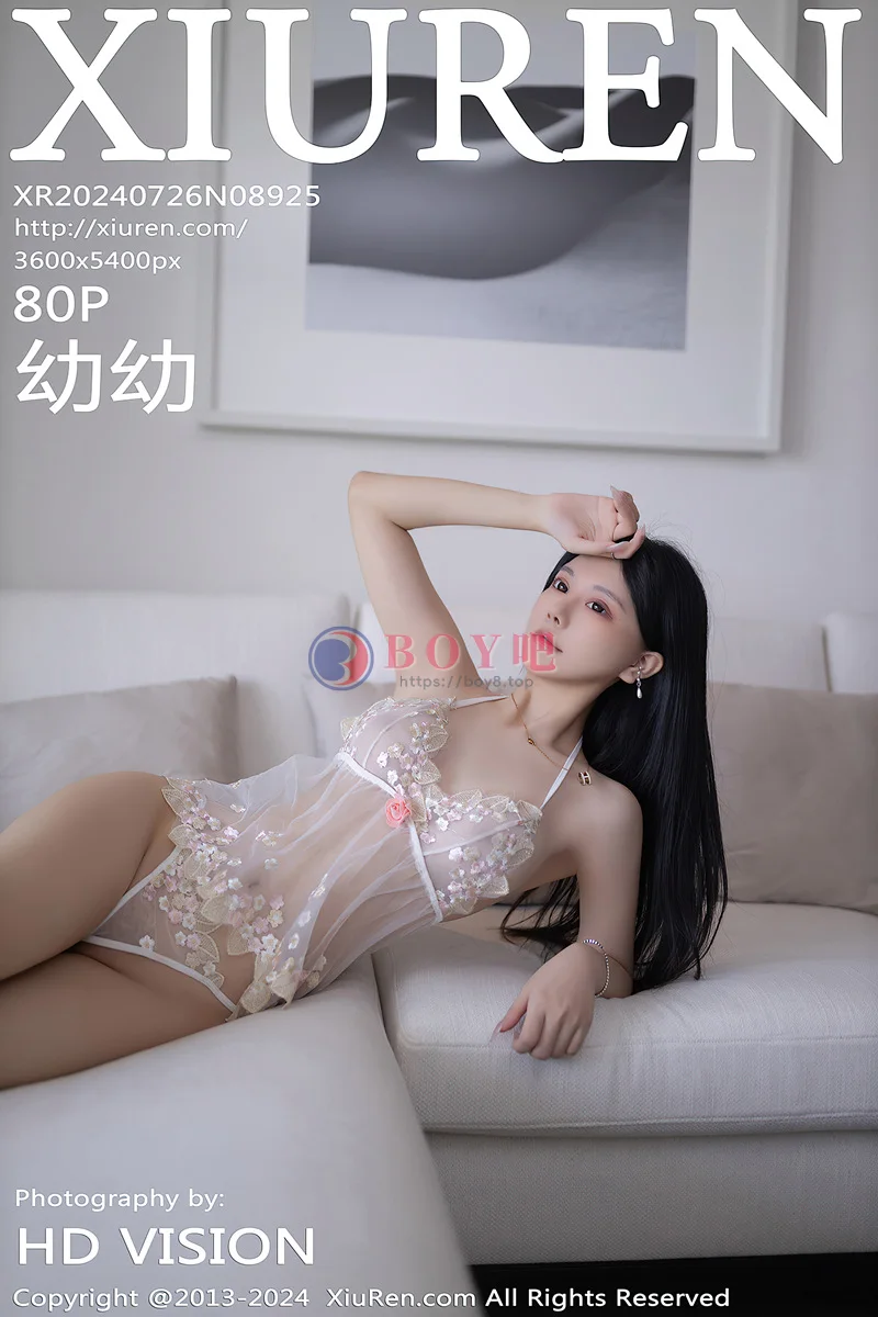 [XiuRen秀人网] NO.8925 模特幼幼性感紫色连衣短裙+白色薄透情趣服秀完美身材诱惑写真 - BOY吧-BOY吧