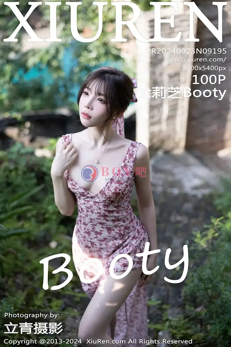 [XiuRen秀人网] NO.9195 女神徐莉芝Booty性感碎花连衣裙+蓝色制服秀曼妙身姿诱惑写真-BOY吧