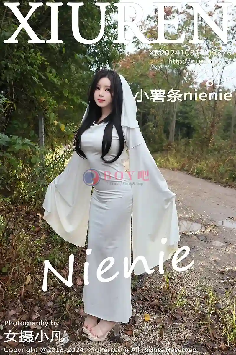 [XiuRen秀人网] NO.9376 模特小薯条nienie白色连衣裙+红色情趣服饰秀曼妙身姿诱惑写真-BOY吧