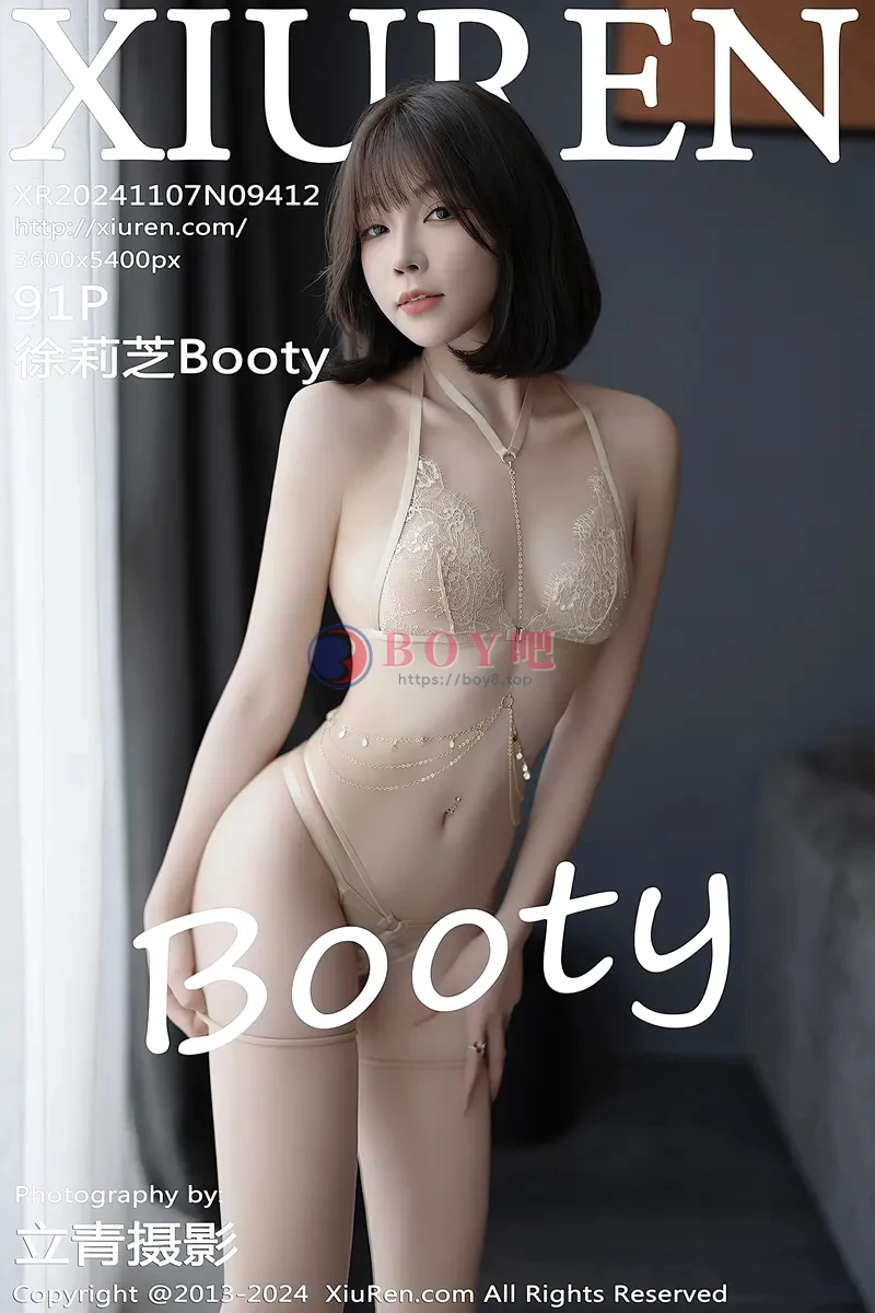 [XiuRen秀人网] NO.9412 女神徐莉芝Booty性感浅色连衣裙配超薄肉丝秀曼妙身姿诱惑写真-BOY吧