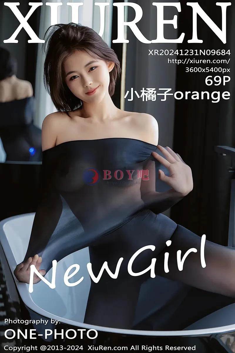[XiuRen秀人网] NO.9684 新人模特小橘子orange私房性感黑色连衣丝袜秀曼妙身姿诱惑写真-BOY吧