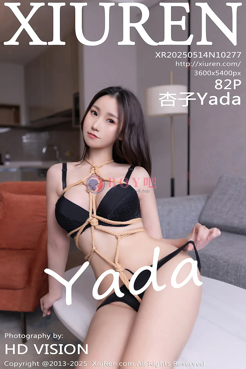 [XiuRen秀人网] NO.10277 模特杏子Yada性感制服露黑色内衣配黑丝吊袜秀曼妙身姿诱惑写真 - BOY吧-BOY吧
