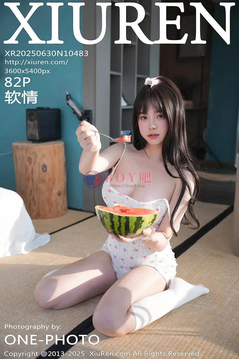 [XiuRen秀人网] NO.10483 模特软情性感白色情趣吊带配白色丝袜秀曼妙身姿撩人诱惑写真-BOY吧