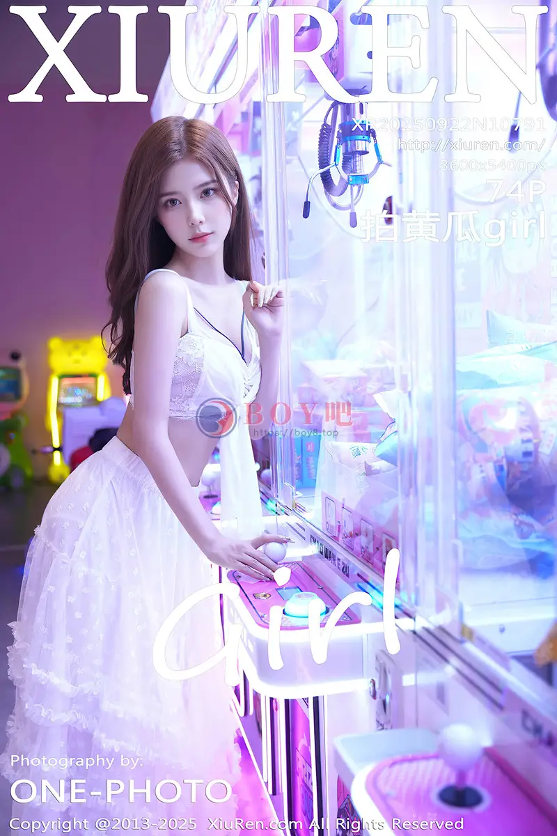 [XiuRen秀人网] NO.10791 模特拍黄瓜girl性感白色连衣裙露白色内衣秀曼妙身材诱惑写真 - BOY吧-BOY吧