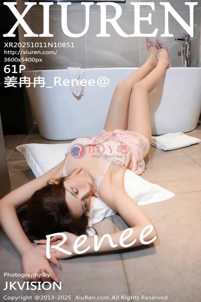 [XiuRen秀人网] NO.10851 模特姜冉冉_Renee@性感粉色情趣内衣配超薄肉丝秀美腿诱惑写真-BOY吧