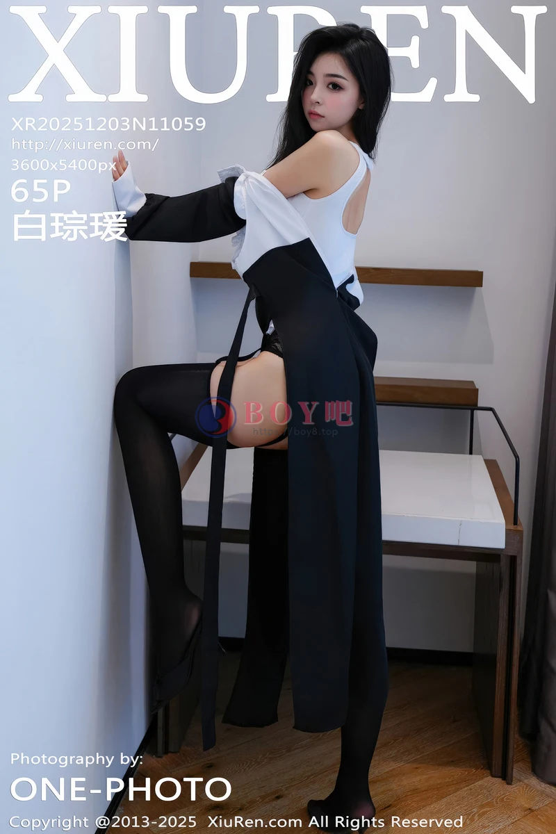 [XiuRen秀人网] NO.11059 模特白琮瑗性感黑白修女服饰配黑丝吊袜秀曼妙身姿撩人诱惑写真-BOY吧
