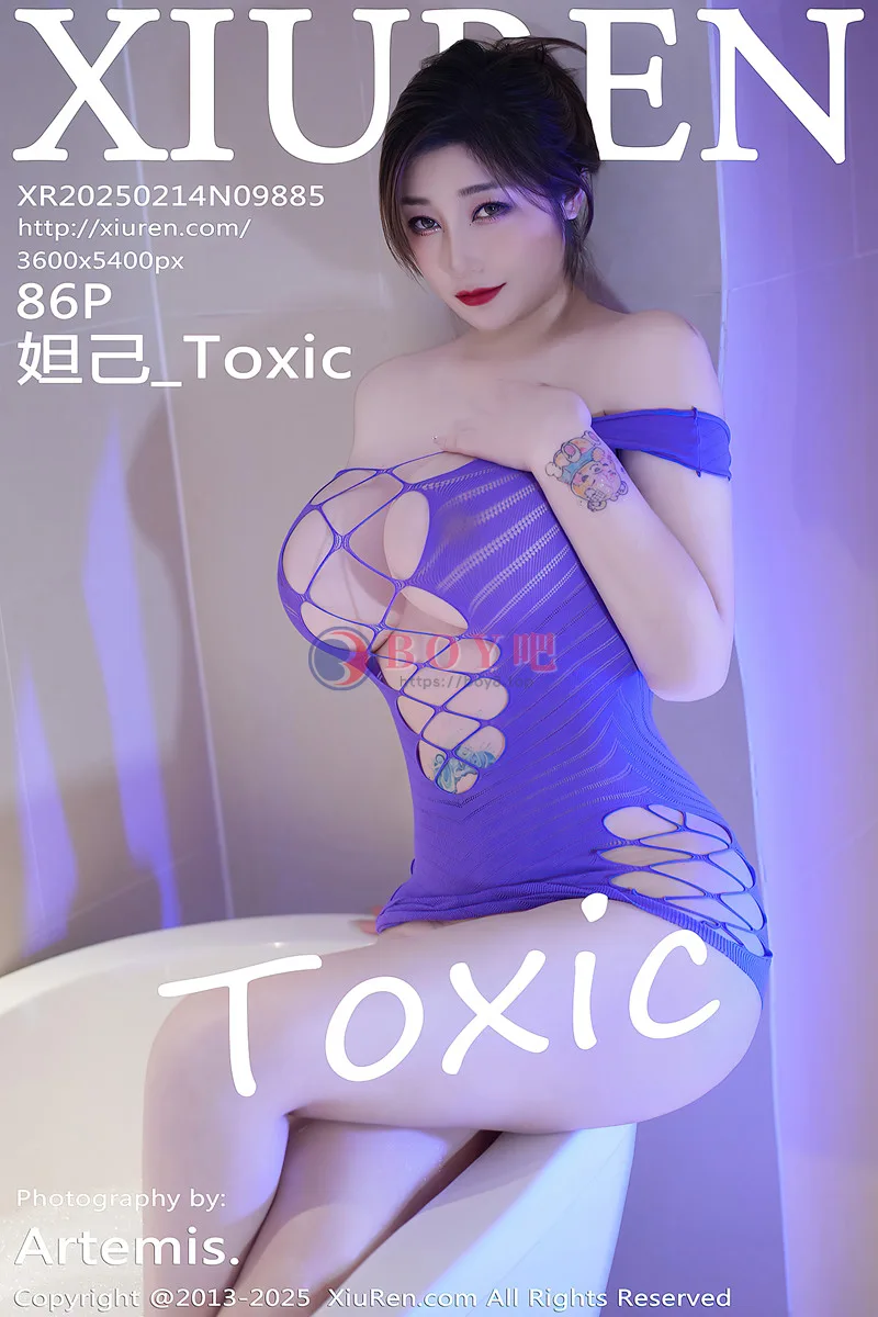 [XiuRen秀人网] NO.9885 女神妲己_Toxic私房浴室性感蓝色情趣服饰秀丰满身材诱惑写真 - BOY吧-BOY吧