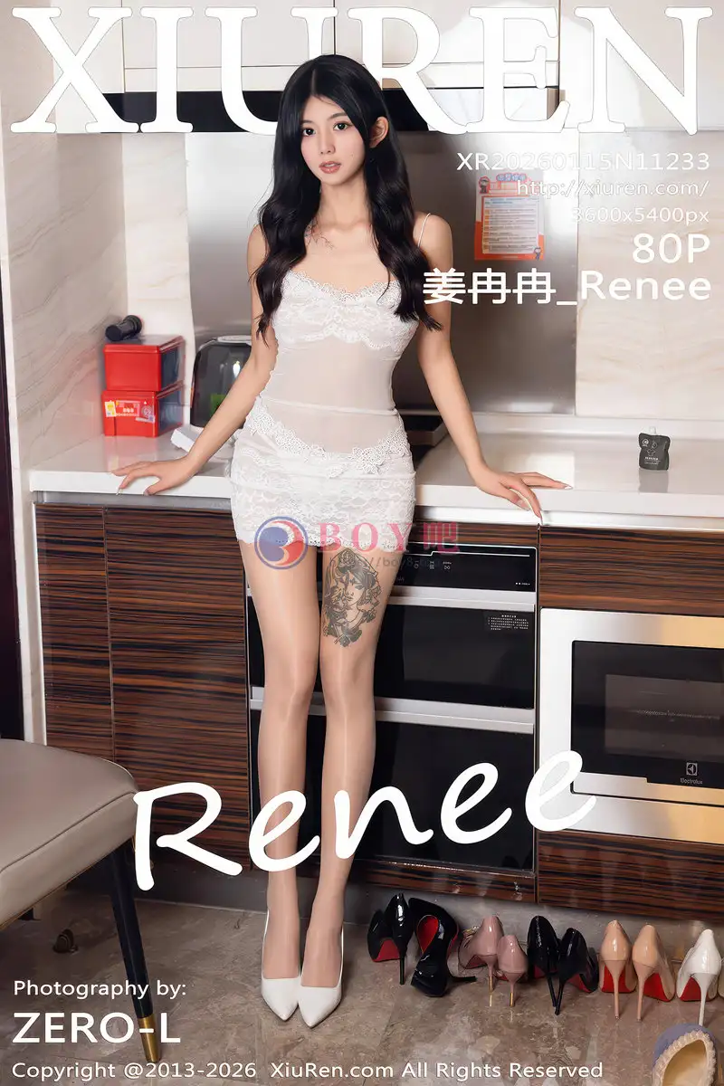 [XiuRen秀人网] NO.11233 模特姜冉冉_Renee@性感白色内衣配超薄肉丝秀柔美身材诱惑写真-BOY吧
